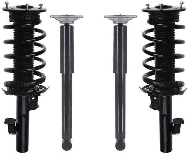 Front Complete Struts W/ Spring & Rear Complete Shocks For Volvo XC60 2010-2017