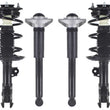 Front Struts W/ Coil Spring & Rear Complete Shocks For Toyota Corolla 2020-2024