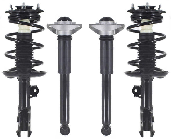 Front Struts W/ Coil Spring & Rear Complete Shocks For Toyota Corolla 2020-2024