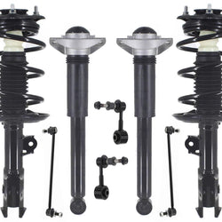 Front Struts Rear Complete Shocks & Sway Bar Links For Toyota Corolla 2020-2024