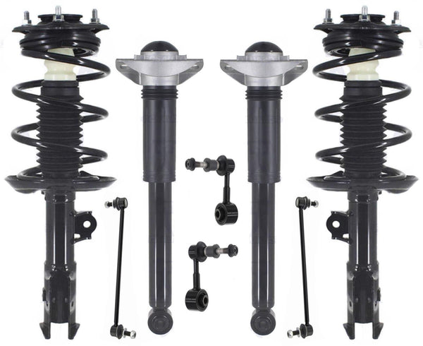 Front Struts Rear Complete Shocks & Sway Bar Links For Toyota Corolla 2020-2024