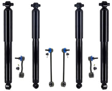 Front & Rear Shocks Absorber & Sway Bar Links For Jeep Wrangler 2.0L 2018-2025