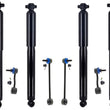 Front & Rear Shocks Absorber & Sway Bar Links For Jeep Wrangler 2.0L 2018-2023