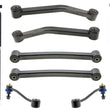 Rear Shocks Absorber Control Arms & Sway Bar Links For Jeep Wrangler 2018-2023
