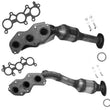 Front Manifold Catalytic Converters for 2006-2015 Lexus IS250 All Wheel Drive