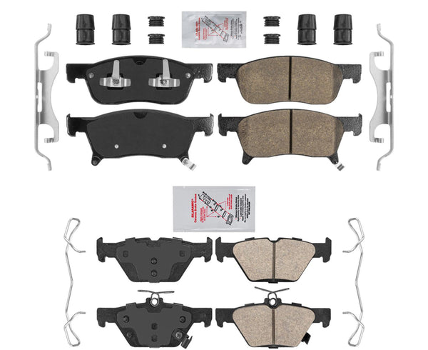AmeriPro Premium Front + Rear Ceramic Brake Pads Fits 2019-2021 Subaru Ascent