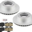 Heavy Duty Coated Brake Rotors & Pads for 1996-2002 Runner with 293MM Standard
