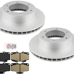 Heavy Duty Coated Brake Rotors & Pads for 1996-2002 Runner with 293MM Standard