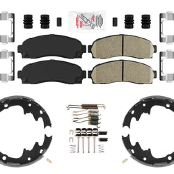 For Ford Ranger Rear Wheel Drive 2003-2009 Disc Brake Pads 9' Rear Brake Shoes