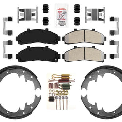 For Ford Ranger 4x4 4 Wheel Drive 1998-2002 Disc Brake Pads 10 Rear Brake Shoe