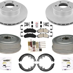 For Ford Ranger 1998-2002 4x4 4 Wheel Drive Rotors Drums Brake Pads Shoes