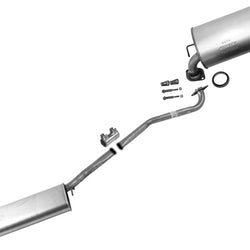 Se adapta al sistema de escape del silenciador trasero del silenciador medio Toyota Highlander 3.0L 01-03