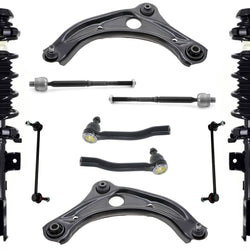 Front Struts Lower Control Arms Tie Rods & Links For Nissan Kicks 2018-2020