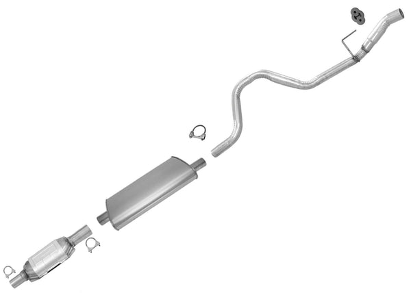 Catalytic Converter Muffler Tail Pipe Exhaust for Jeep Grand Cherokee 96-97 5.2