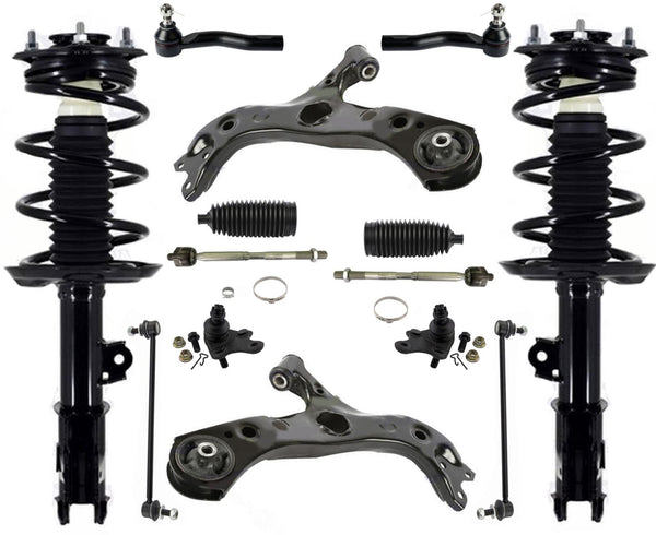 Front Struts Lower Control Arms Tie Rods & Links For Toyota C-HR 2018-2022