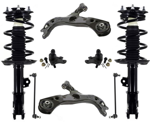 Front Struts Lower Control Arms & Sway Bar Links For Toyota C-HR 2018-2022