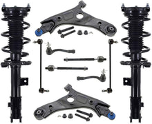 Front Struts Control Arms Tie Rods & Sway Bar Links For Hyundai Santa Fe 19-20