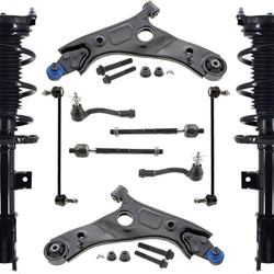Front Struts Control Arms Tie Rods & Sway Bar Links For Santa Fe 2019-2020