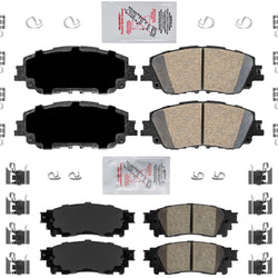 AmeriPro Premium Ceramic F&R Brake Pads For Toyota C-HR 20-22 built in Japan