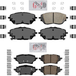 Front and Rear Ceramic Disc Brake Pads For Toyota C-HR 20-22 built in Turkey