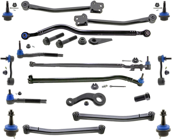 Track Bar Control Arms Ball Joints Tie Rods Pitman Arm For Jeep Gladiator 20-23