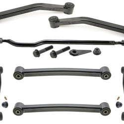 Mevotech Rear Upper Lower Arms Links & Track Bar For Jeep Wrangler 2018-2023