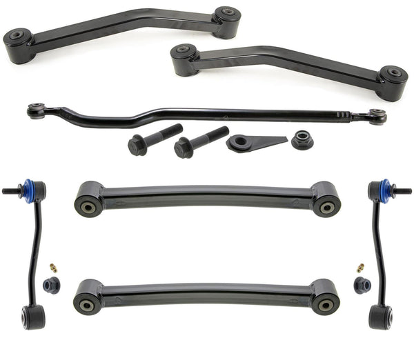 Mevotech Rear Upper Lower Arms Links & Track Bar For Jeep Wrangler 2018-2023