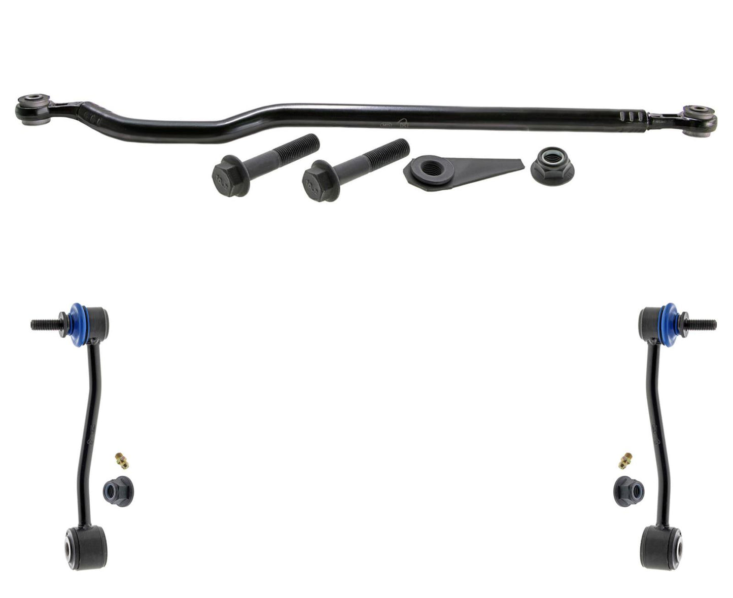 Mevotech Rear Track Bar Assembly & Sway Bar Links For Jeep Wrangler 2018-2023