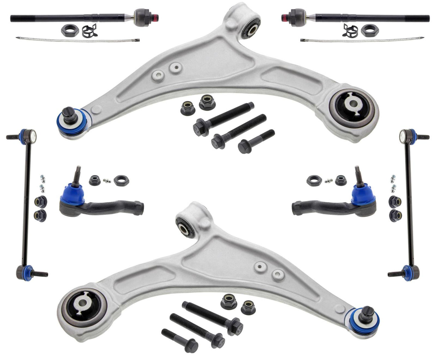 Mevotech Brazos de control inferiores, rótulas, varillas de amarre y enlaces para Ford Escape 20-22