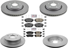 Coated Disc Brake Rotors Brake Pads For Toyota C-HR up to 04/2018 built in USA