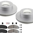 Pastillas de freno de flota de rotores de freno de disco para modelos Ford F250 Super Duty 2013-2022 4x4