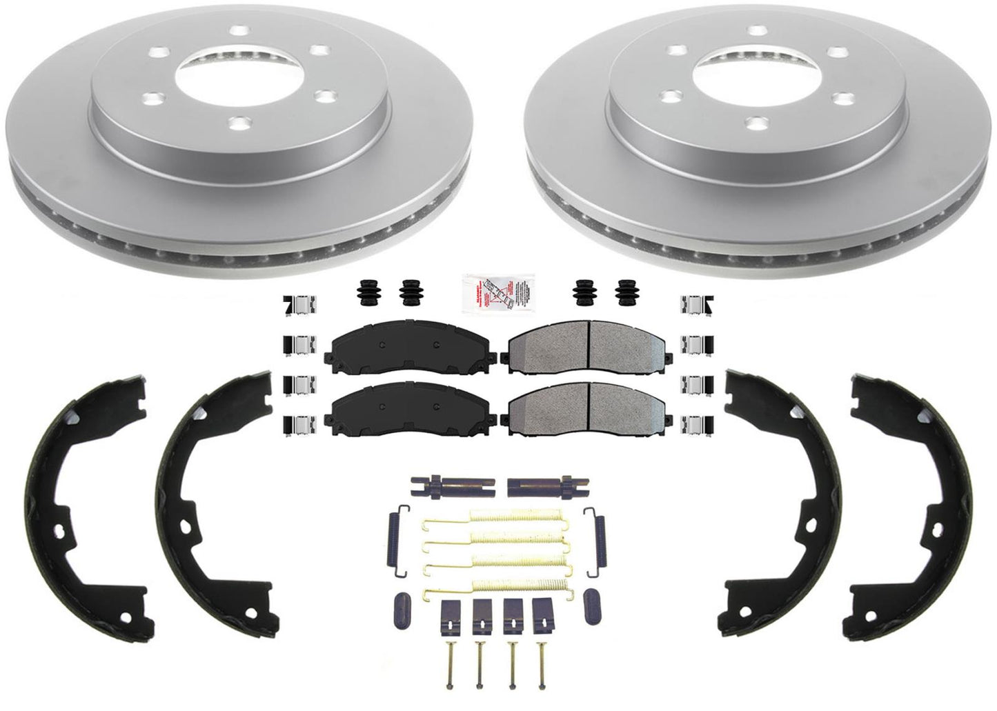 Pastillas de freno de flota de rotores de freno de disco para Ford F250 Super Duty 2013-2022 Single RW