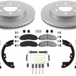 Pastillas de freno de flota de rotores de freno de disco para Ford F250 Super Duty 2013-2022 Single RW