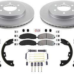 Pastillas de freno de flota de rotores de freno de disco para Ford F250 Super Duty 2013-2022 Single RW