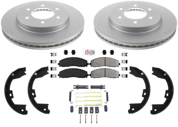 Pastillas de freno de flota de rotores de freno de disco para Ford F250 Super Duty 2013-2022 Single RW