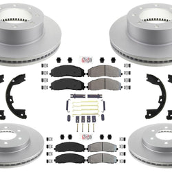 Pastillas de freno de flota de rotores de freno de disco para Ford F250 Super Duty 2013-2022 Single RW