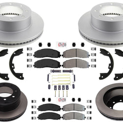 Pastillas de freno de flota de rotores de freno de disco para Ford F350 Super Duty 2014-22 Dual Rear W