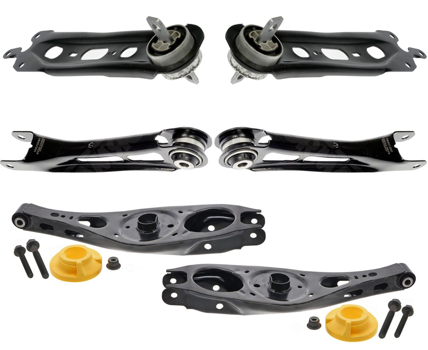 Brazos de control traseros inferiores y traseros con bujes para Chevrolet Equinox 2018-2023