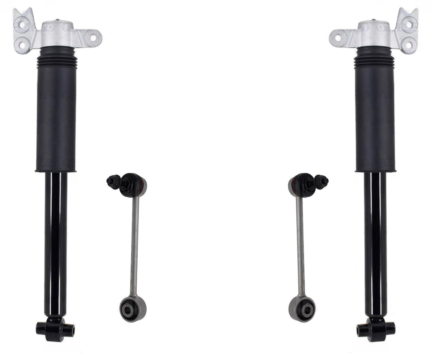 Rear Left & RIght Complete Shock Absorber & Links For Chevrolet Equinox 18-2023