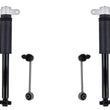 Rear Left & RIght Complete Shock Absorber & Links For Chevrolet Equinox 18-2023