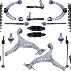 Front Struts Control Arms Tie Rods & Links For Mercedes Benz ML350 2012-2015