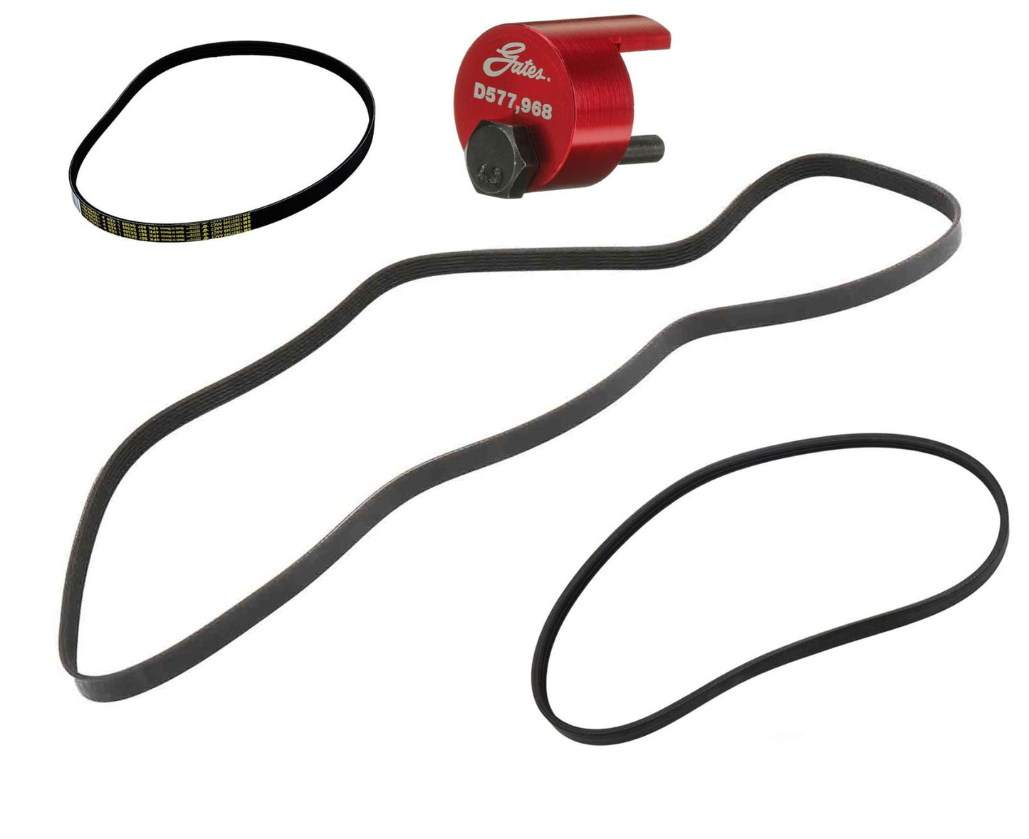Engine Belts with Installation Tool for Chevrolet Silverado 14-18 4.3 5.3 6.2L