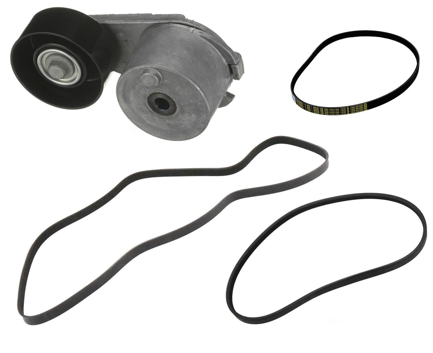 Engine Belts w/ Tensioner Assembly For Chevrolet Silverado 14-2018 4.3 5.3 6.2L