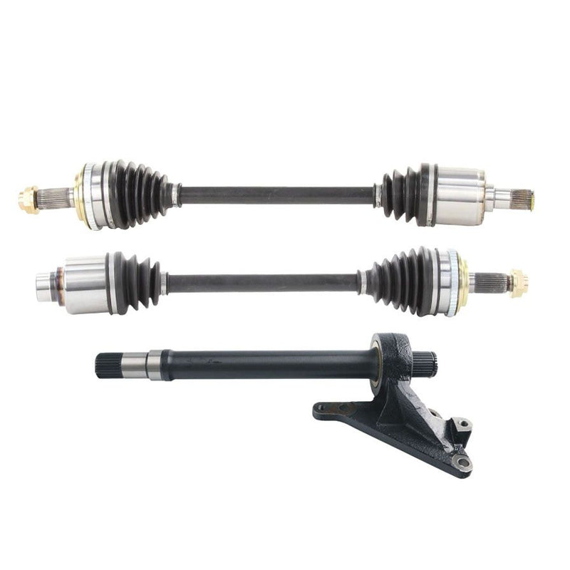 Front Left & Right CV Axle & Intermediate Shaft Fits 06-08 Honda