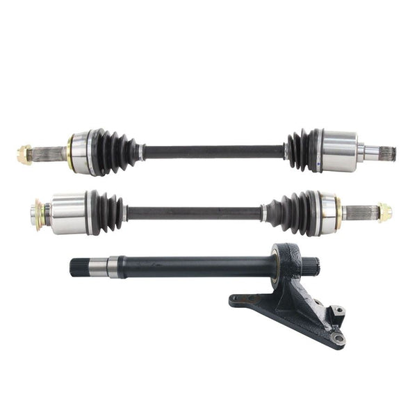 Front Left & Right CV Axle Shaft & Intermediate Shaft 2009-2011 for Honda Pilot