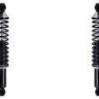 Rear Shocks Absorber W/ Coil Spring For Honda Odyssey 1999-2004