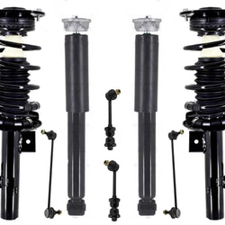 Front Struts & Rear Complete Shocks Absorber & Links For Volvo V70 2008-2010