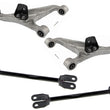 Rear Upper & Lower Control Arms W/ Bushings For Infiniti G37 2009-2013 Coupe