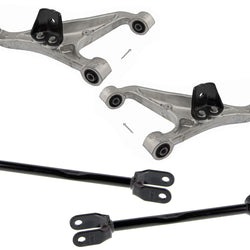 Rear Upper & Lower Control Arms W/ Bushings For Infiniti G37 2009-2013 Coupe