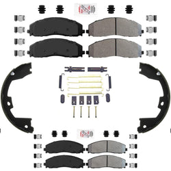 AmeriPro Fleet Brake Pads Parking Brake Shoes For Ford F250 Super Duty 13-2022